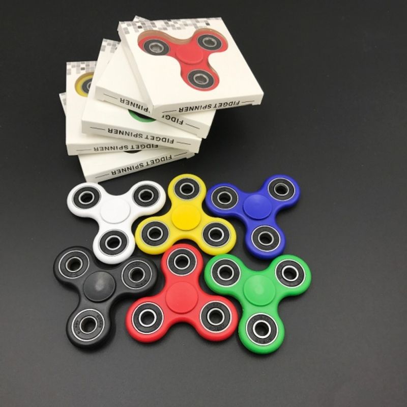 Fidget spinner, 10 stk, fraktfri levering