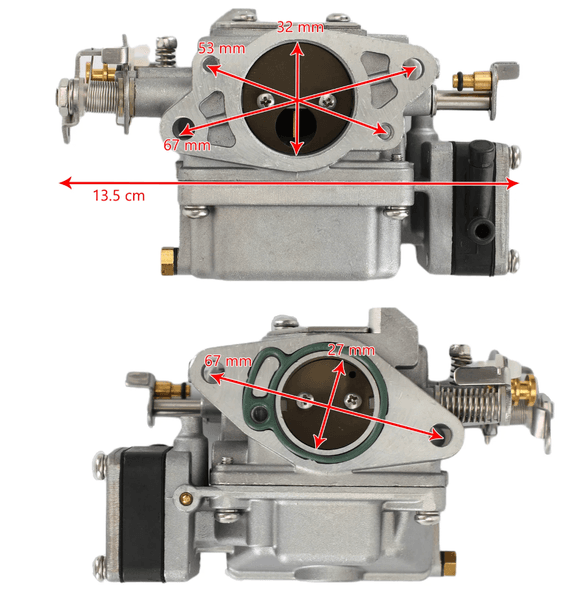 Tohatsu 9,9 / 15 hk forgasser 2-takt