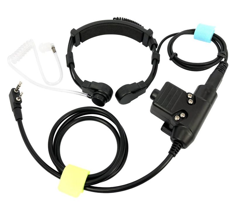 Quansheng / BaoFeng UV-5R vhf, øreplugg, strupemikrofon, PTT